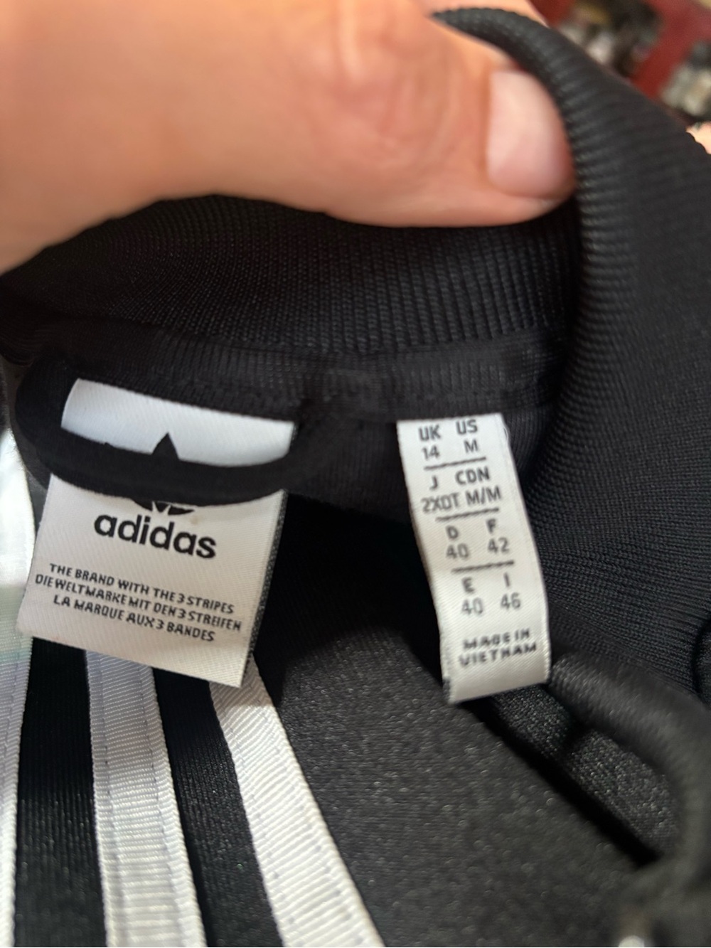 adidas Black sneaker with White stripes